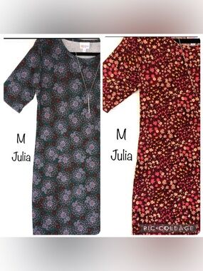 Set of 2 Medium LuLaRoe Midi dresses fits 8-10 BRAND NEW with tags - G4